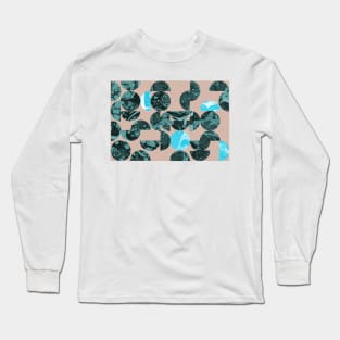 Mid Century Modern Circles #5 Long Sleeve T-Shirt